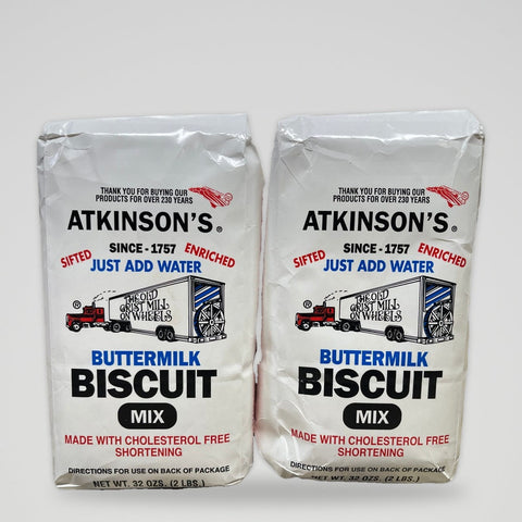 2 Bags of Atkinsons Buttermilk Biscuit Mix, 2 lb