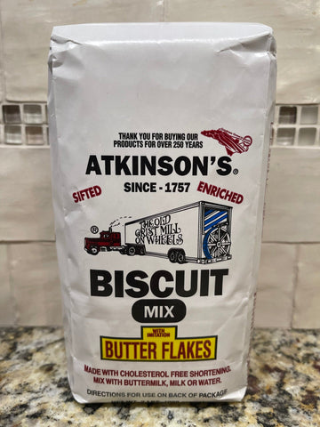 2 Bags of Atkinsons Buttermilk Biscuit with Butterflakes Mix, 2 lb