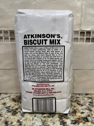 2 Bags of Atkinsons Buttermilk Biscuit with Butterflakes Mix, 2 lb
