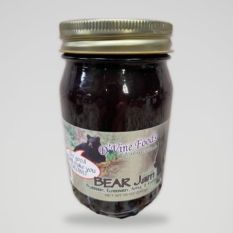D'vine Foods Bear Jam, 18 oz