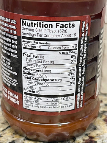 2 Bottles John Boy and Billy's Eastern Carolina BBQ Grillin Sauce Barbecue