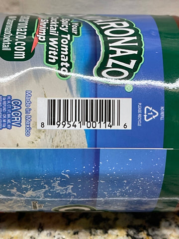 2 BOTTLES Camaronazo Chelada Lime Tomato & Shrimp Juice Cocktail Bottle