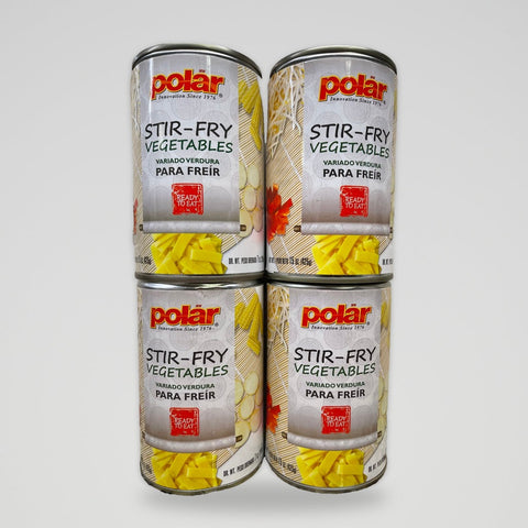 4 Cans of MW Polar Stir Fry Vegetables, 15 oz