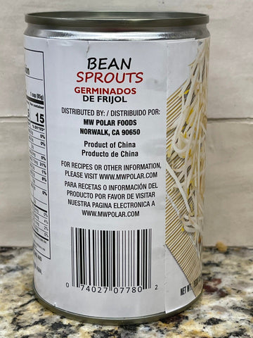 MW Polar Mung Bean Sprouts 15 oz Can