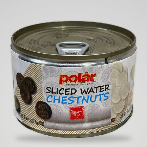 MW Polar Foods Sliced Water Chestnuts 8 oz Can