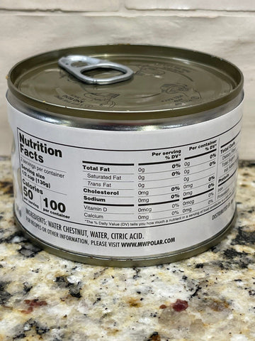 4 Cans of MW Polar Foods Sliced Water Chestnuts 8 oz