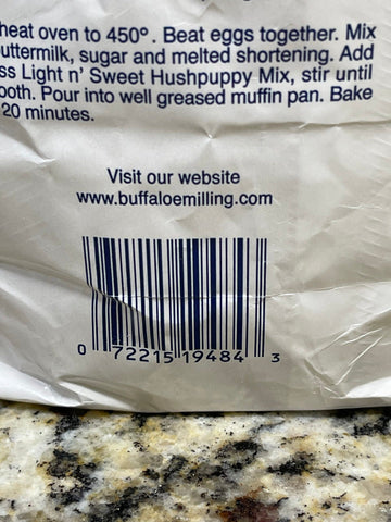 2 Bags of Moss Light n' Sweet Hushpuppy Mix, 2 lb