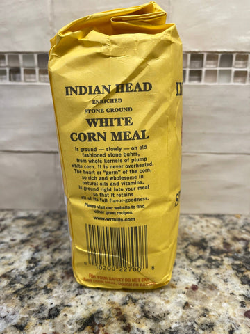 2 Bags of Stone Ground Indian Head Corn Meal, 2 lb