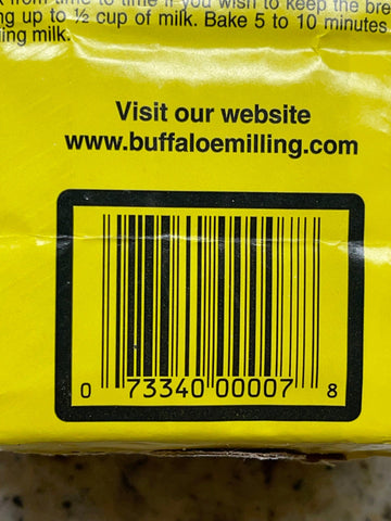 2 Bags of Abbitts Mills Fine Yellow Corn Meal, 2 lb