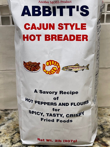2 Bags of Abbitts Mills Cajun Style Hot Breader, 2 lb