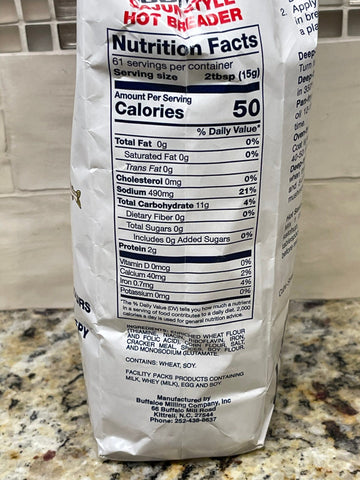 2 Bags of Abbitts Mills Cajun Style Hot Breader, 2 lb