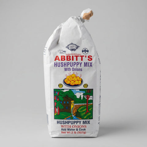 2 Bags of Abbitts Mills Hush Puppy Mix with Onions, 2 lb