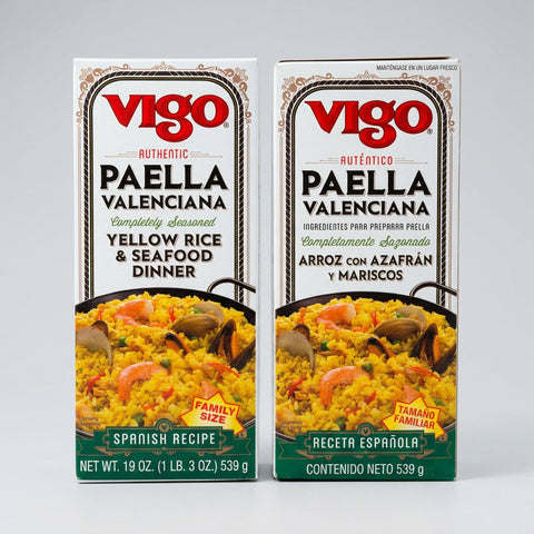 Two Boxes Vigo Paella Valencia Spanish original recipe 19 Oz Box