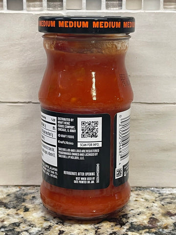 4 BOTTLES Taco Bell Medium Taco Sauce 8 oz chips burritos enchilada shells