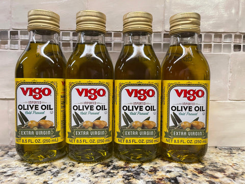 Four Bottles Vigo Extra Virgin Olive Oil 8.5 oz Bottle