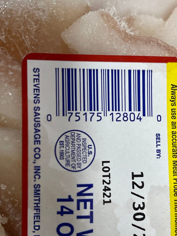 2 PACKS Stevens country cured pork side meat 12 oz Ham Cracklings Seasoning (Copy)