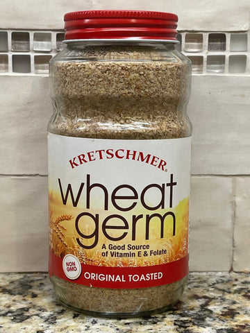 2 Jars of Kretschmer Original Toasted Wheat Germ, 12 oz