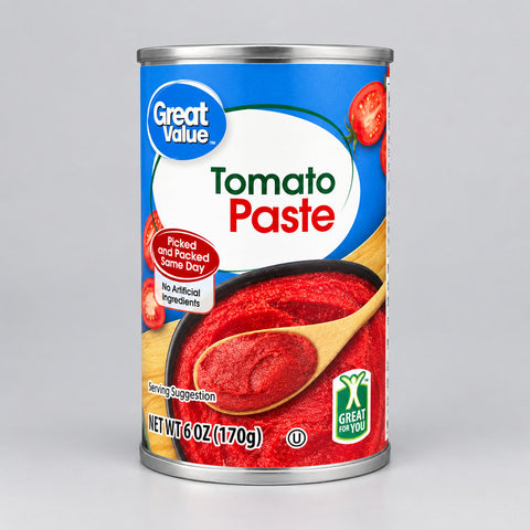 8 CANS Great Value Tomato Paste 6 oz Can pasta chili soup pizza salsa (Copy)