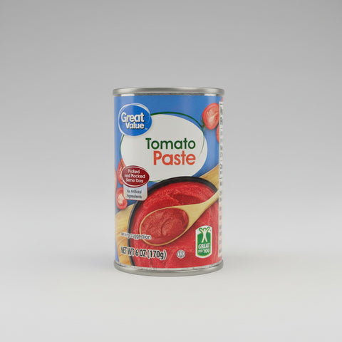 8 CANS Great Value Tomato Paste 6 oz Can pasta chili soup pizza salsa