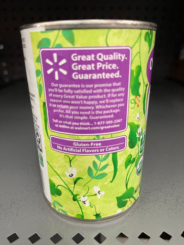 6 Cans Great Value Organic Pinto Beans 15 oz Can