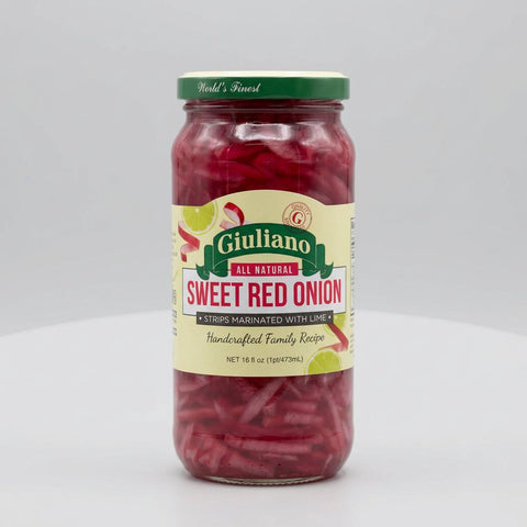 Giuliano Sweet Red Onion Strips, 16 oz