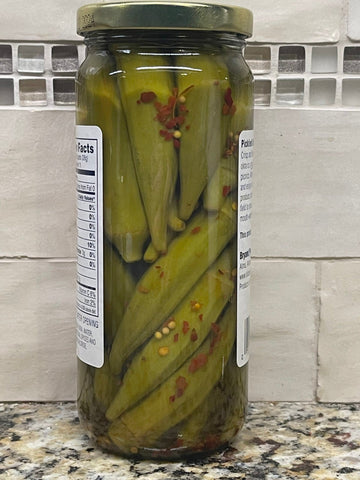 Old South Crisp Hot Pickled Okra, 16 oz