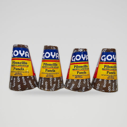 4 Packs of Cakes Goya Panela Piloncillo Pure Brown Sugar Columbian Cone, 8 oz
