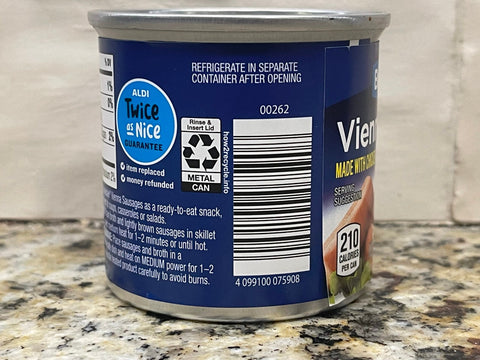 12 Cans of Brookdale Vienna Sausage Meat, 4.6 oz