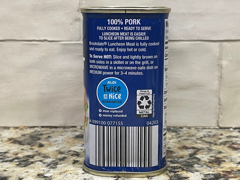 6 Cans of Brookdale Luncheon Loaf Canned Meat, 12 oz