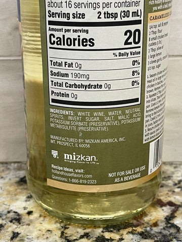 3 Bottles Holland House White Cooking Wine 16 oz