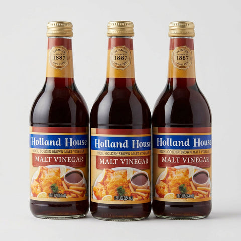 3 Bottles of Holland House Malt Vinegar, 12 oz