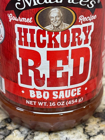 2 BOTTLES Maurice's Gourmet Blend Hickory Red BBQ Sauce 16 oz Ribs Pork