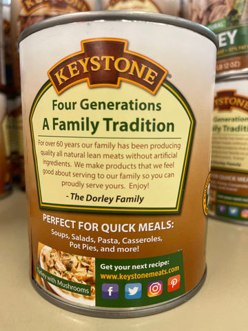 2 Cans of Keystone All Natural Turkey, 28 oz