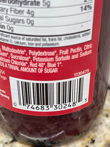 Skinnygirl Sugar Free Preserves Raspberry Bellini, 10 oz