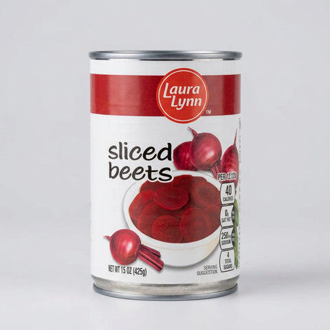 4 Cans of Laura Lynn Sliced Beets, 15 oz