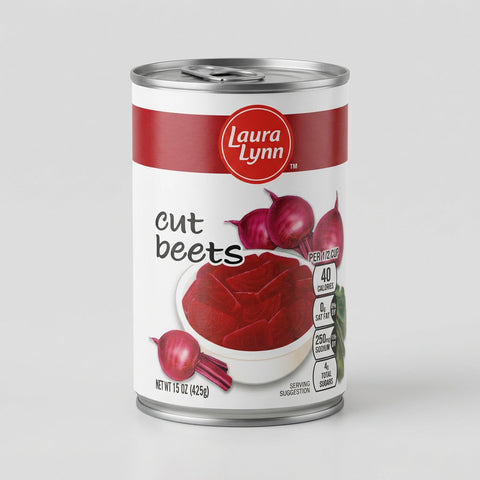 4 Cans of Laura Lynn Cut Beets, 15 oz