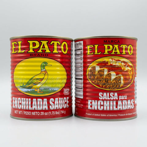 2 Cans of El Pato Red Chile Enchilada Sauce, 28 oz