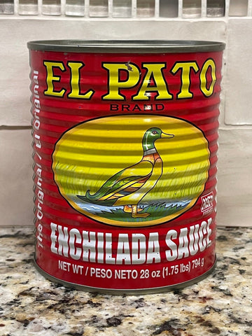 2 LARGE CANS El Pato Red Chile Enchilada Sauce 28 oz Tamale Enchilada