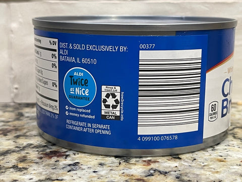 6 Cans of Brookdale White Chunk Chicken Breast Meat, 12.5 oz