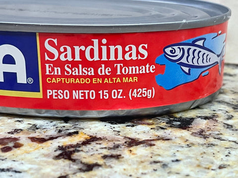 4 Cans of Goya Wild Caught Sardines in Tomato Sauce, 15 oz