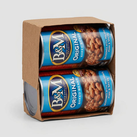 4 Cans of B&M Original Brick Oven Baked Beans, 28 oz