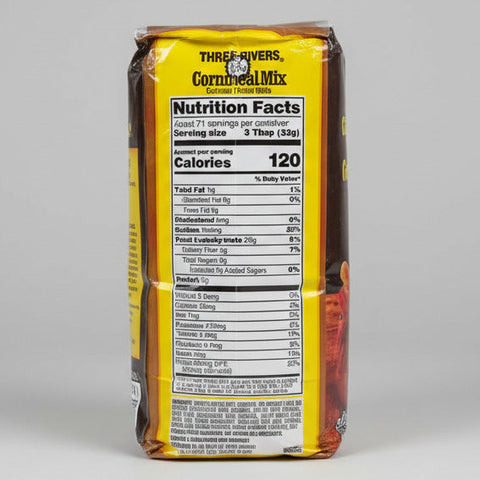 5 lb BAG White Lily Enriched Three Rivers Cornmeal Mix Self-Rising