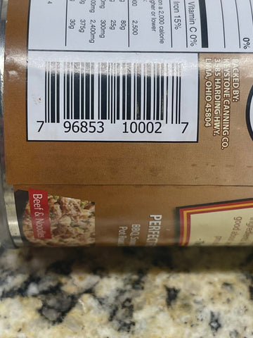 2 Cans Keystone All Natural Beef 14.5 Oz
