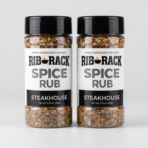 2 Jars of Rib Rack Steakhouse Rub Seasoning Spice, 5.75 oz