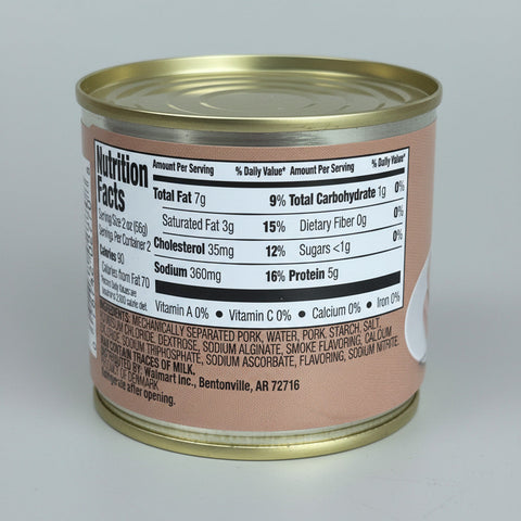 6 Big Cans Great Value Mini Sausages 3.7 oz Can Meat Chicken Pork Vienna
