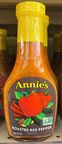 Annie's Roasted Red Pepper Salad Dressing 8 oz Bottle (Copy)