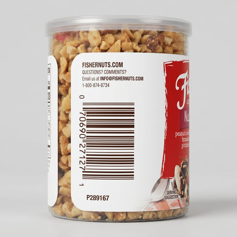 4 Jars of Fisher Nut Topping Ice Cream Toppers, 5 oz