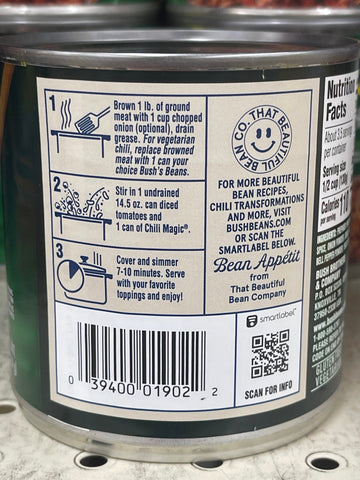 4 Cans of Bush's Chili Magic Chili Starter Campfire Recipe Medium, 16 oz