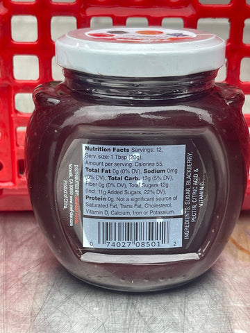 4 JARS Polar Blackberry Fruit Preserves 8.5 oz jar Blackberries Jam Jelly
