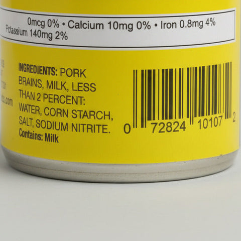 Rose Pork Brains with Milk Gravy 7 Ounce Can Breakfast with Eggs Boone Brands
